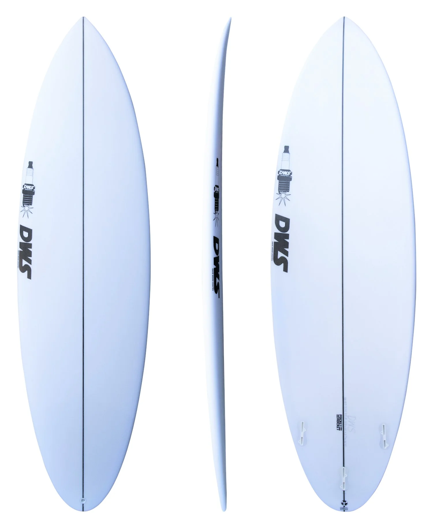 DWS 'POCKET ROCKET' SHORTBOARD