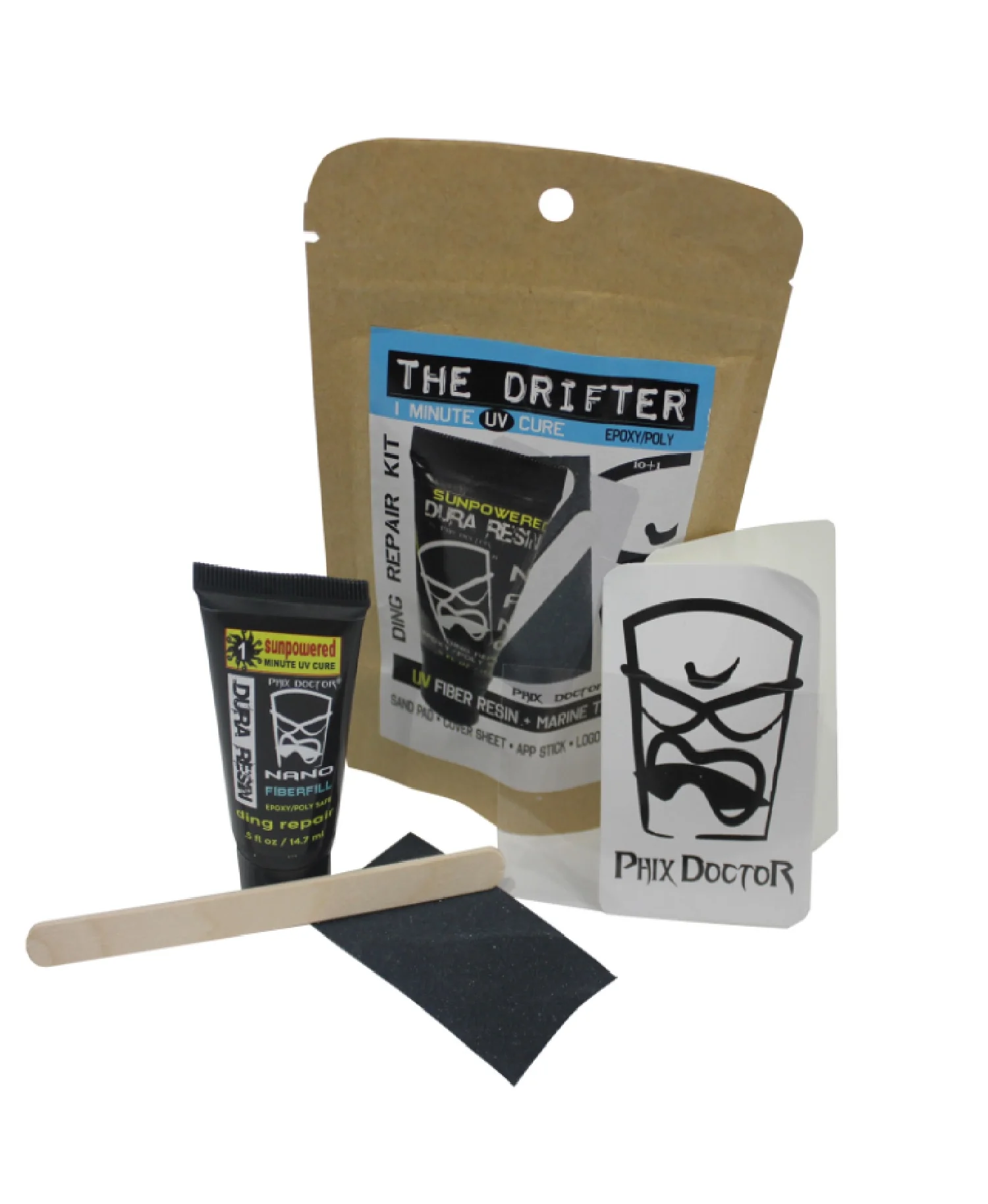 PHIX DRIFTER SURFBOARD REPAIR TRAVEL KIT