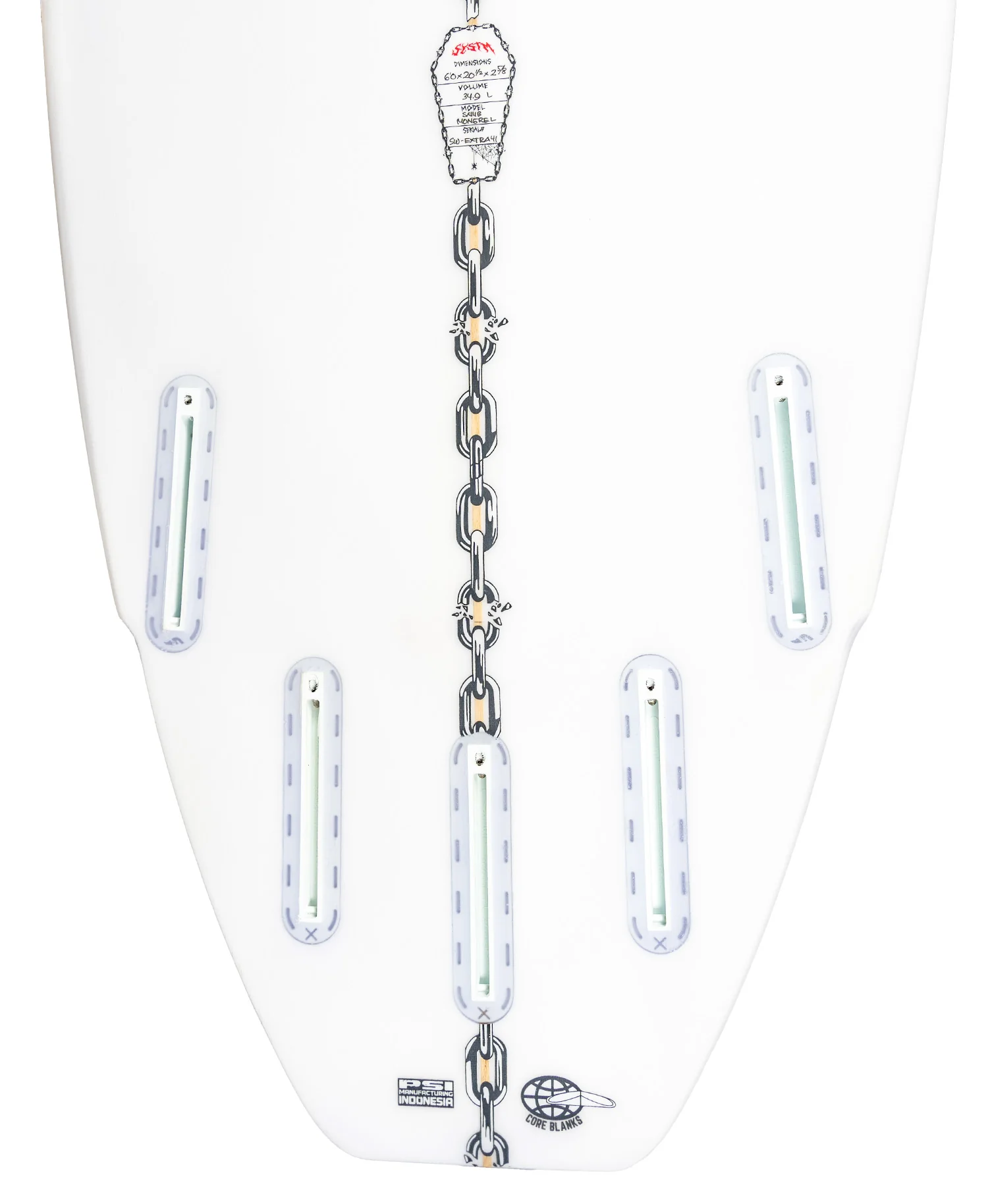 SYSTM 'SNUB MONGREL' SHORTBOARD SURFBOARD - Image 4