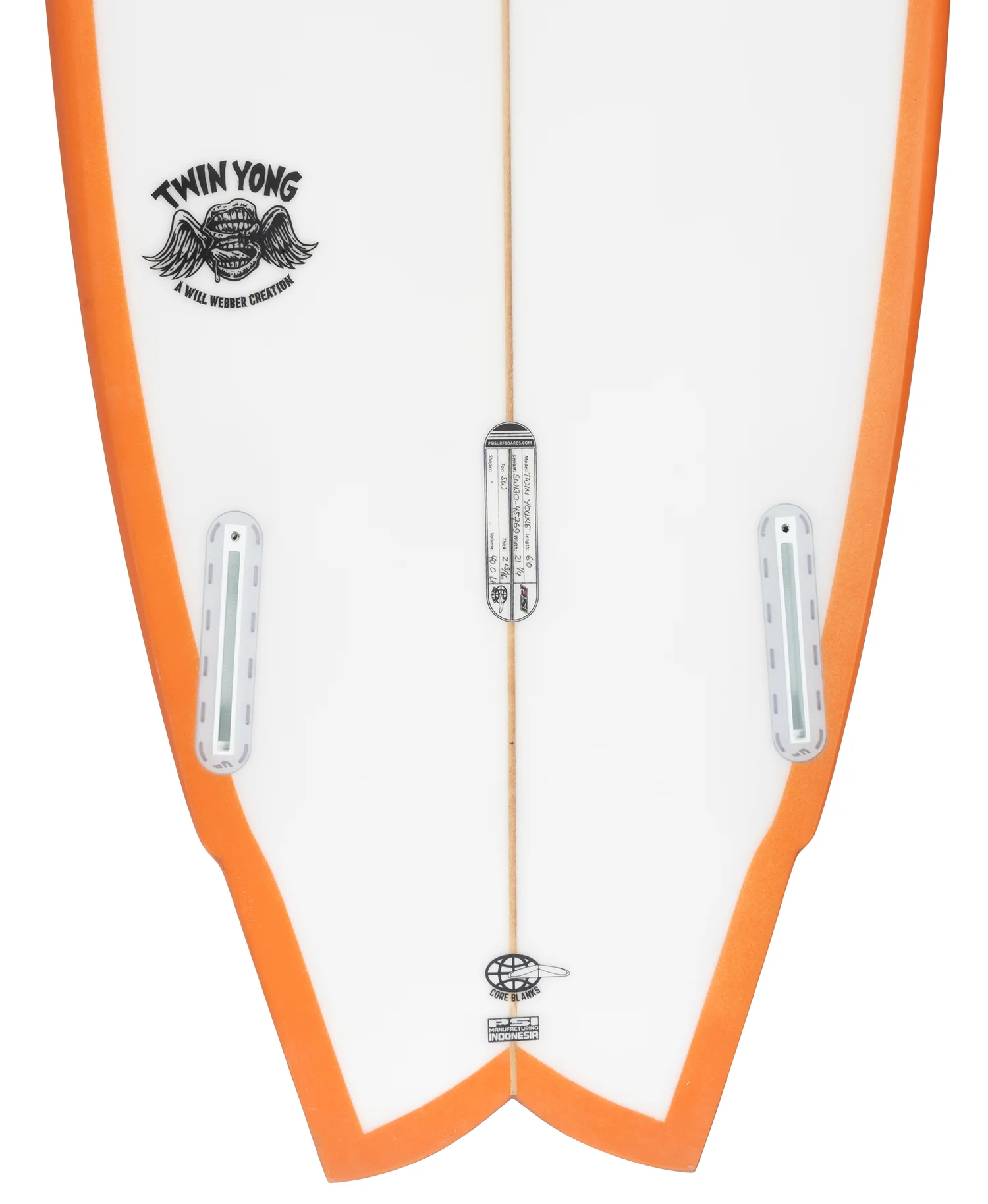 WILL WEBBER "TWIN YONG" TWIN SURFBOARD - Image 3